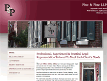 Tablet Screenshot of pineandpine.net